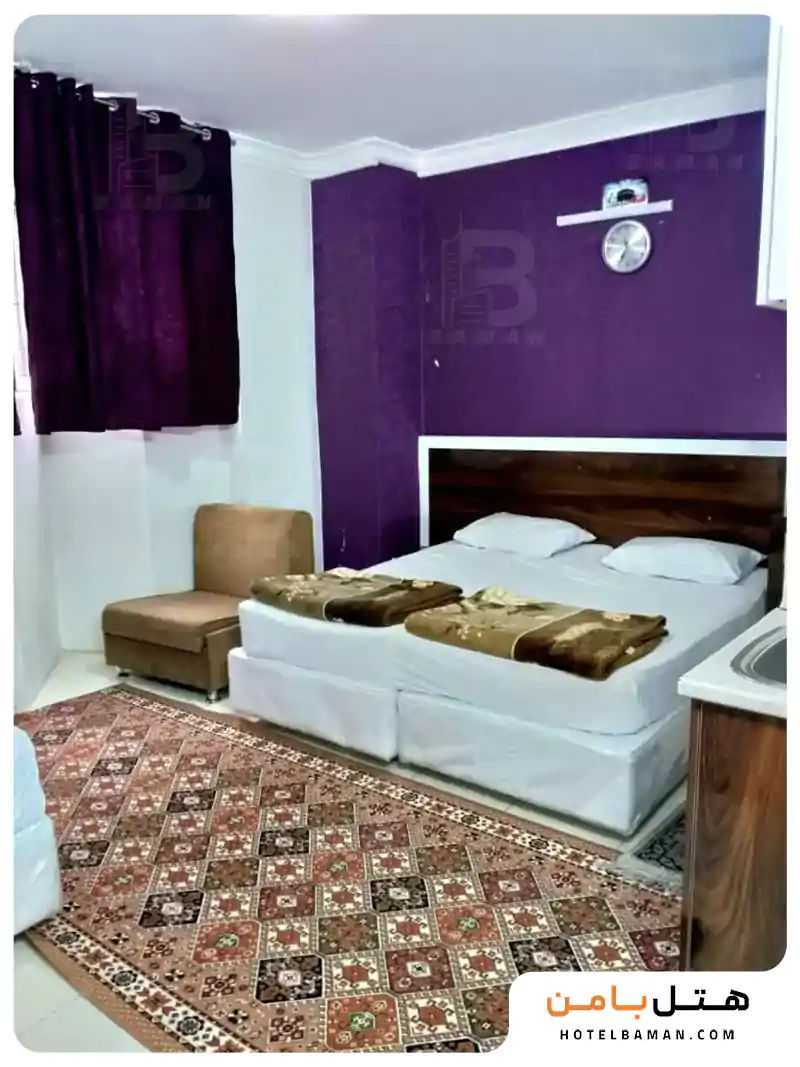 اتاق دوتخته (با سه وعده غذایی)